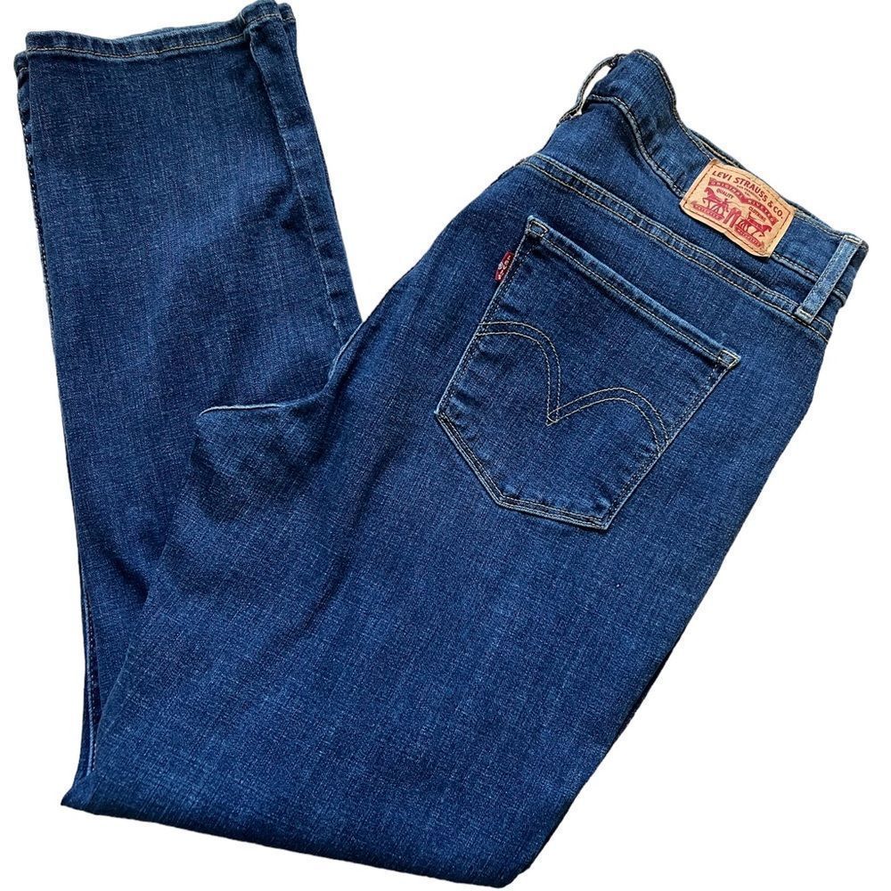 LEVIS CLASSIC STRAIGHT LEG ORIGINAL RIVETED JEANS SIZE W32 L30